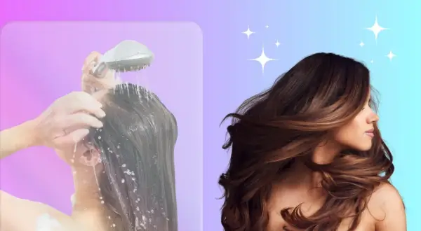 Trasforma i capelli grassi e fini in una cascata lucente. Lavaggio e risultato finale.
