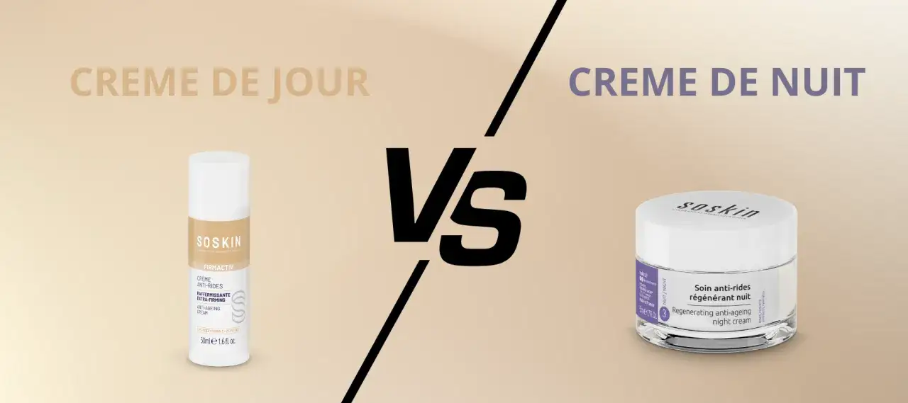 Crema giorno SOSKIN vs crema notte SOSKIN. Ci si chiede se posso usare la crema giorno di notte.