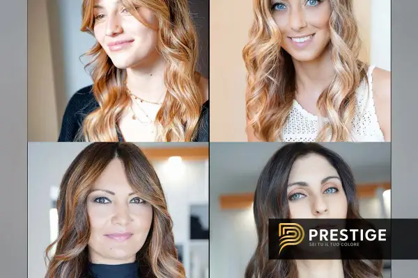 Quattro donne con pelle chiara sottotono freddo e diversi colori capelli.